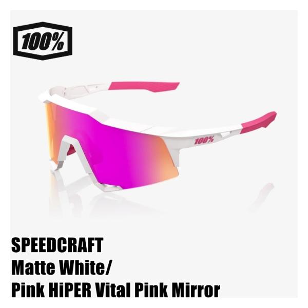 100% ワンハンドレッド SPEEDCRAFT Matte White/Pink HiPER Vital Pink