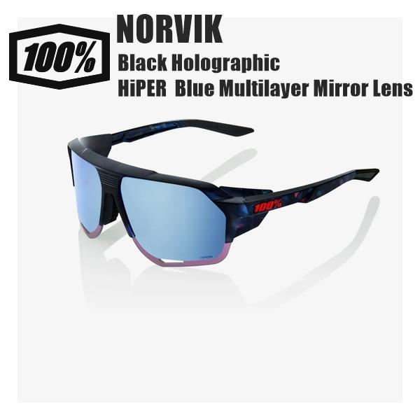 ワンハンドレッド サングラス 100% NORVIK Black Holographic HiPER 