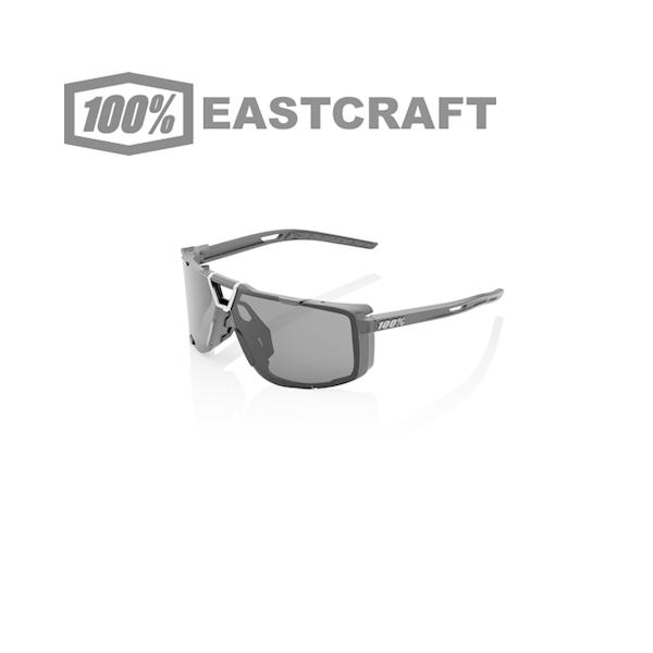 100% ワンハンドレッド サングラス EASTCRAFT Matte Black Smoke Lens