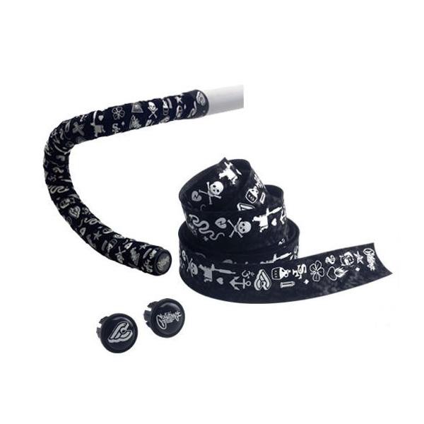 (cinelli/チネリ)バーテープ VELVET RIBBON/MIKE GIANT BLACK(ベルベット リボン/マイク ジャイアント ブラック)