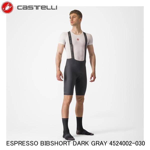 Castelli（カステリ） ESPRESSO BIBSHORT DARK GRAY 4524002-030
