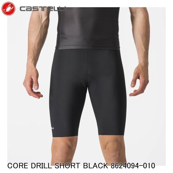 CASTELLI カステリ CORE DRILL SHORT BLACK 8624094-010 自転車用 トライアスロンウェア