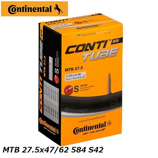 他サイト： CONTINENTAL コンチネンタル MTB 27.5x47/62 584 S42 自転車 インナーチューブの商品画像