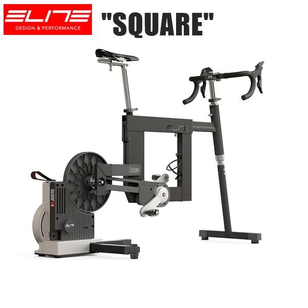 ELITE エリート SQUARE 234001 自転車 ローラー台外寸：H91.5xL105xW44.5cm（最小調整、Avanti使用時）重量：約23kg素材：スチール、アルミニウム、ナイロン、シリコン通信規格：Bluetooth（対デ...