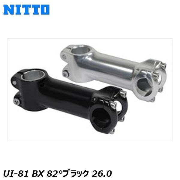 NITTO 日東 UI-81 BX 82°ブラック 26.0 自転車 ステム : Cycleroad