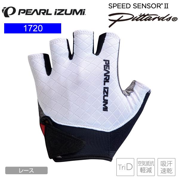 PEARLiZUMi パールイズミ 1720 スピード グローブ 6.ホワイト サイクルハーフグロー...