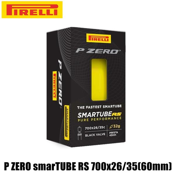 PIRELLI ピレリ P ZERO smarTUBE RS 700x26/35(60mm) 4728100 自転車 インナーチューブサイズ：700x26/35c 60mmバルブ重量：33gバルブ：仏式素材：強化TPU驚異的な軽さ：700x...