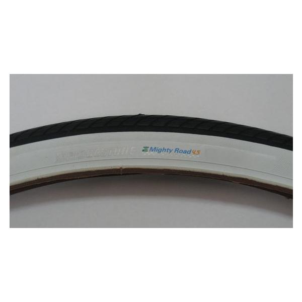 BRIDGESTONE ブリヂストン タイヤ 電動アシスト自転車向け Eマイティロード WO 26x1-1/2 タイヤ2本＋チューブ2本セット カラー：ホワイト○重い自転車の走りがラクラク！電動アシスト車向け、ブリヂストン製のタイヤ2本+チ...