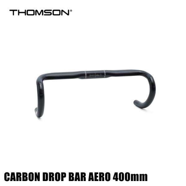THOMSON（トムソン） CARBON DROP BAR AERO ブラック 400mm 自転車