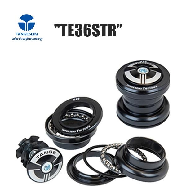 TANGE タンゲ TE36STR BLK HDN07900 自転車 ヘッドパーツ・スチールカップ・ボールリテーナー(5/32"x22)#800(YHD04500)・アルミ合金アンカーセット付・スタックハイト：23.4mm・124g■商品の...