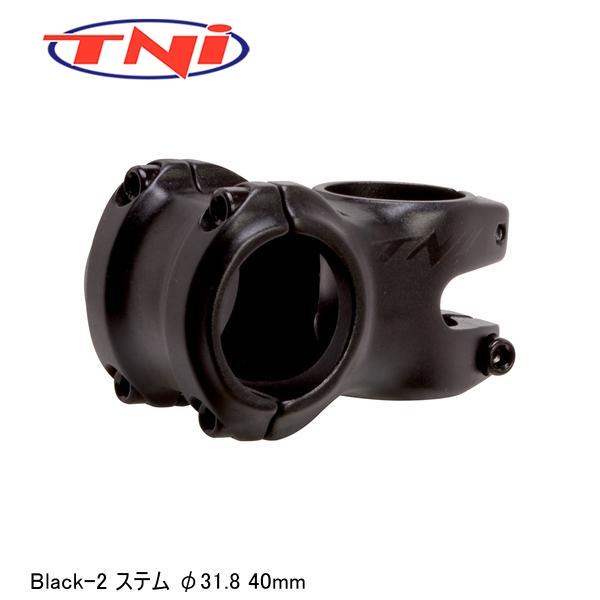 ロードバイク　ステム　TNi ティーエヌアイ TNI ティーエヌアイ TNI Black-2 ステム φ31.8 40mm 自転車 ステム