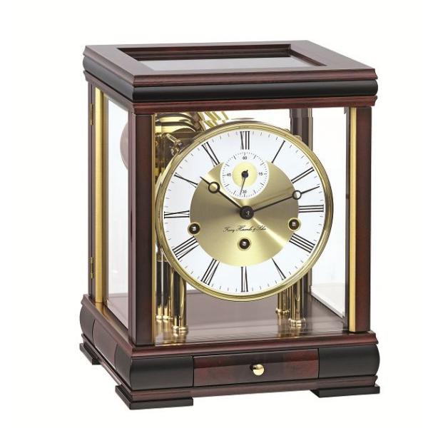人気カラーの ヘルムレ(HERMLE)機械式報時置き時計 22998-070352 置き時計 Hermle (ヘルムレ) 機械式置き時計 23015-S50721
