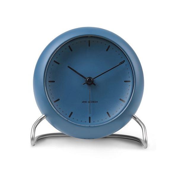 AlERuZuv ڊo܂v@ARNE JACOBSEN TABLE CLOCK CITY HALL STONE BLUE 43691 Xg[u[