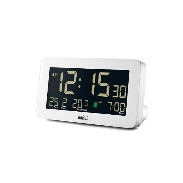 y{K㗝XizuE BRAUNfW^A[NbN Digital Alarm Clock BC10W ڊo܂v uv