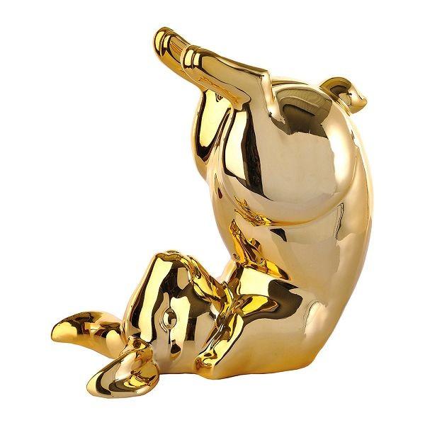 풙@}l[oN@ETM@Gold Bunny Money Box - Playing@PPGBMB-P