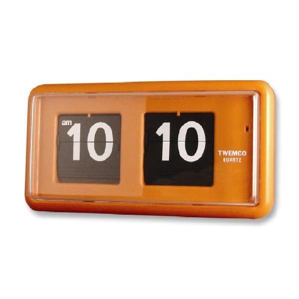 TWEMCO置き掛け兼用時計 QT-30 ORANGE : インテリア雑貨セシセラ