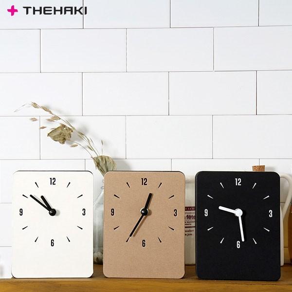 置き掛け時計 掛け時計 置き時計 紙 クラフト 北欧 おしゃれ 小さい シンプル 静音 Thehaki Sandwich Clock Mini Basic かわいい スクエア 壁掛 音がしない Tld007 Ceecloud 通販 Yahoo ショッピング