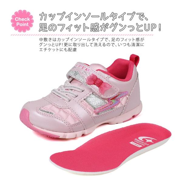 バネのチカラ スニーカー 運動靴 キッズシューズ 子供靴 女の子 ガールズ キッズ 軽量 小学生 運動会 スーパースター Moon Star ムーンスター ピンク 紫 K4 Buyee Buyee Japanese Proxy Service Buy From Japan Bot Online