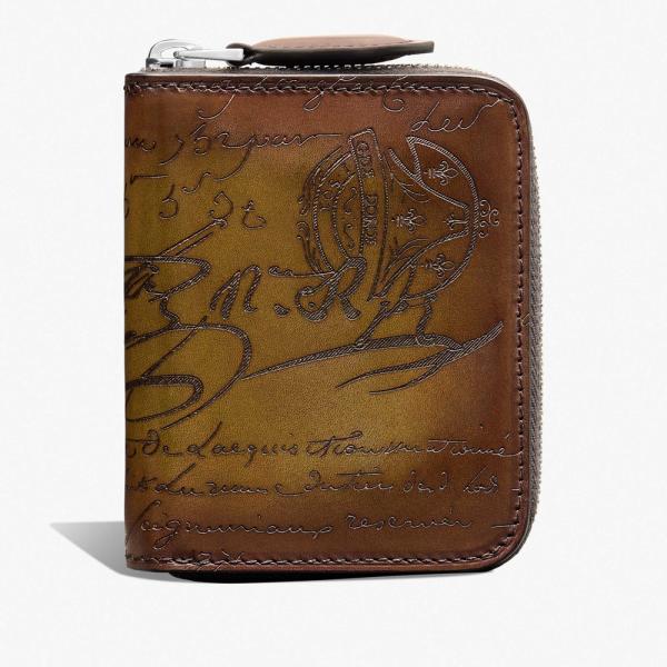 Berluti（ベルルッティ） ワパ スクリットレザー ジップ付きコイン
