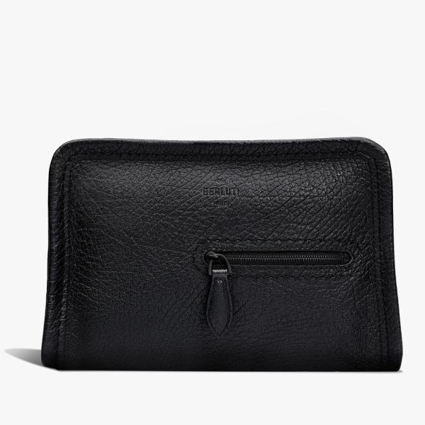 Berluti ベルルッティ ジュルナリエ ショルダーバック ミニバッグ ブラック レザー ブラック金具 Berluti（ベルルッティ） ジュルナリエ XS レザー メッセンジャー