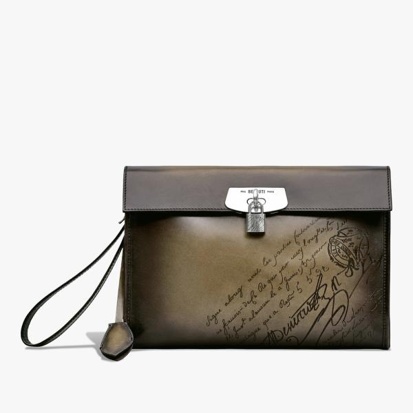 Berluti（ベルルッティ） エミーオ スクリットレザー メッセンジャー