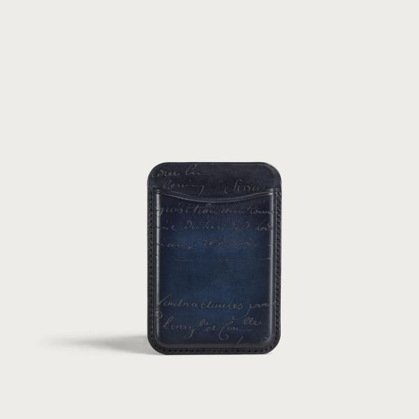 Berluti（ベルルッティ） マグネット式カードホルダー【nero blu