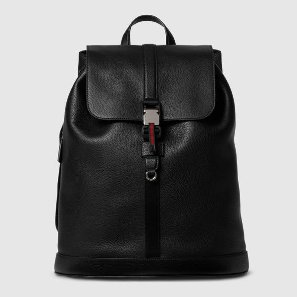 GUCCI グッチ メンズ ウェブ ストライプ付き ラージ バック GUCCI グッチ メンズ ウェブ ストライプ付き ラージ バック