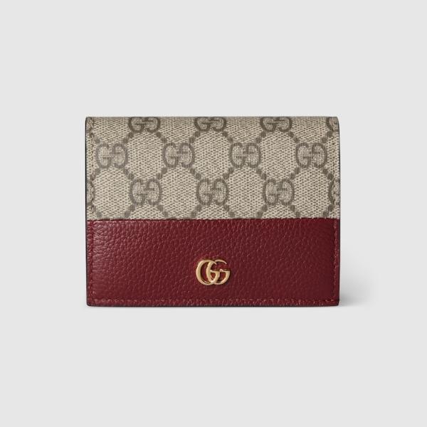 GUCCI（グッチ） レディース ダブルG バイカラー ミニ ウォレット 財布