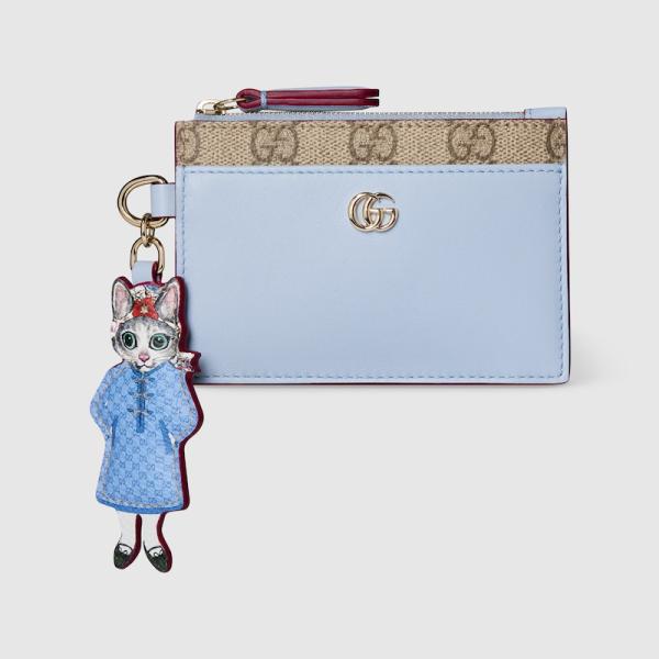 GUCCI（グッチ） レディース ヒグチユウコ バイカラー キーケース