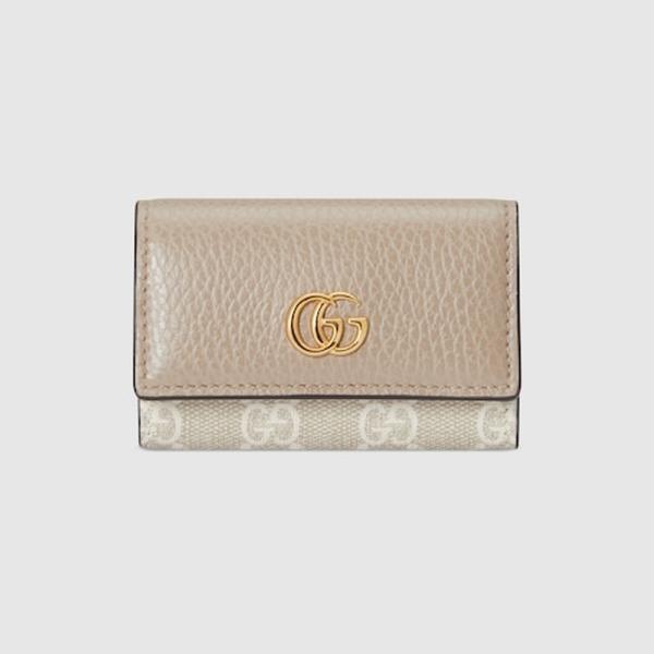 GUCCI（グッチ） レディース ダブルG キーケース【オートミール レザー