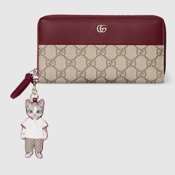 GUCCI（グッチ） レディース ヒグチユウコ バイカラー ジップ