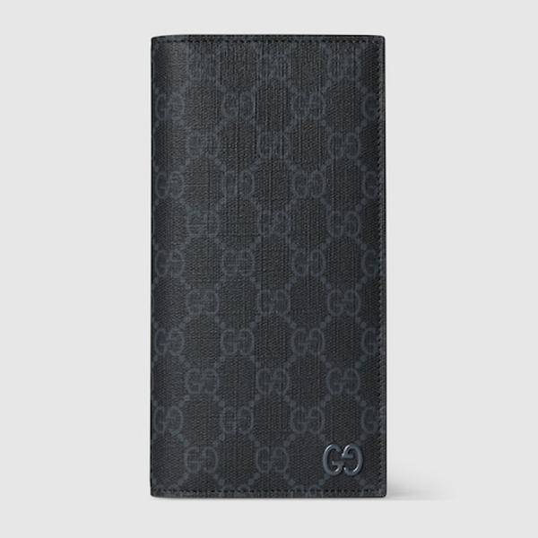 【極美品】GUCCI　ロングウォレット　ブラック GUCCI（グッチ） メンズ GG ロング ウォレット 財布【送料無料】【正規