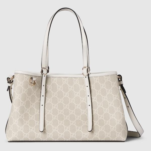 GUCCI（グッチ） レディース GGエンブレム ミディアム トートバッグ