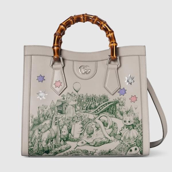 GUCCI（グッチ） レディース ダイアナ ヒグチユウコ ミディアム トート