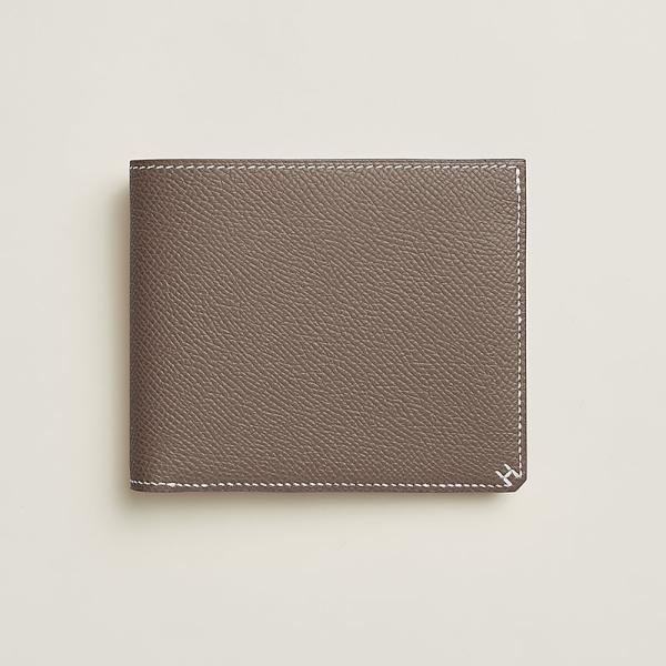 HERMES（エルメス） メンズ 財布 (Hセリエ) コンパクト【ベージュ
