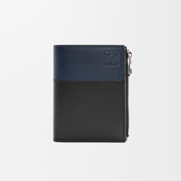 LOEWE（ロエベ） メンズ スリム コンパクトウォレット 財布【ブラック