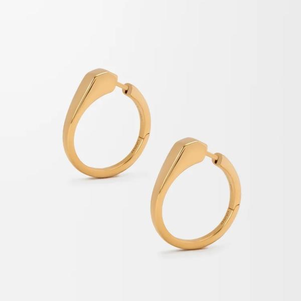 LOEWE（ロエベ） レディース スターラップ ピアス【ゴールド 】【送料