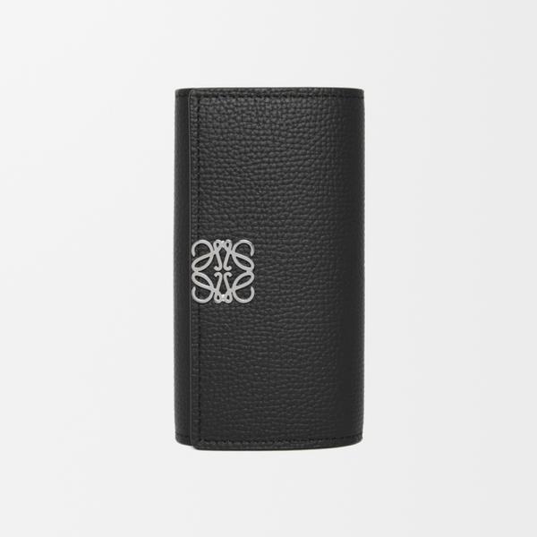 【現行モデル 美品】ロエベ　アナグラム　キーケース　ペブルグレインカーフスキン アナグラム キーケース（ペブルグレインカーフ） ベージュ - LOEWE