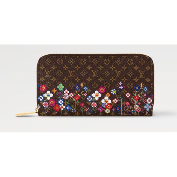 LOUIS VUITTON ルイヴィトン 村上隆 LV × TM ジッピー ウォレット長 