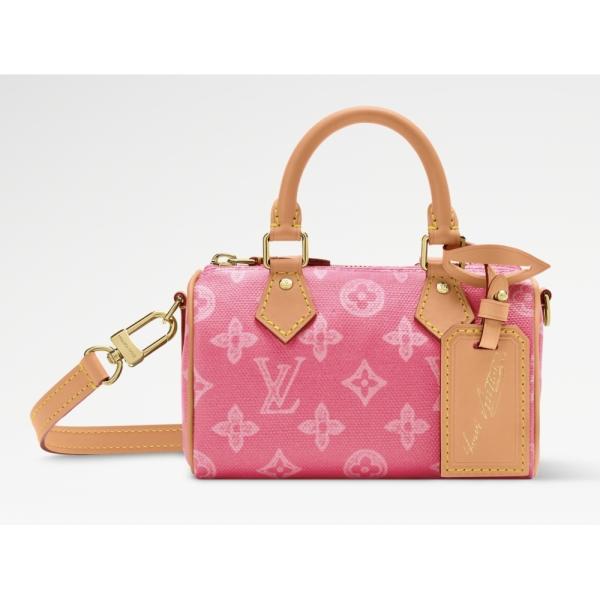LOUIS VUITTON（ルイ・ヴィトン） ナノ スピーディミニバッグ【ローズ