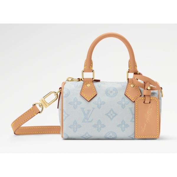 LOUIS VUITTON（ルイ・ヴィトン） ナノ スピーディミニバッグ【ブルー