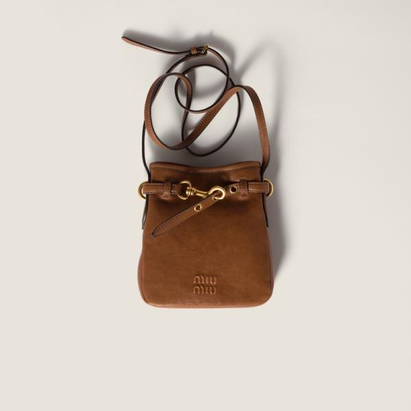 LOEWE 黒✖️焦茶ナッパレザーミニバッグ & エルメス黄色ポーチ 2点セット Loewe - Small Puzzle Sand Leather Shoulder Bag | Mitchell Stores
