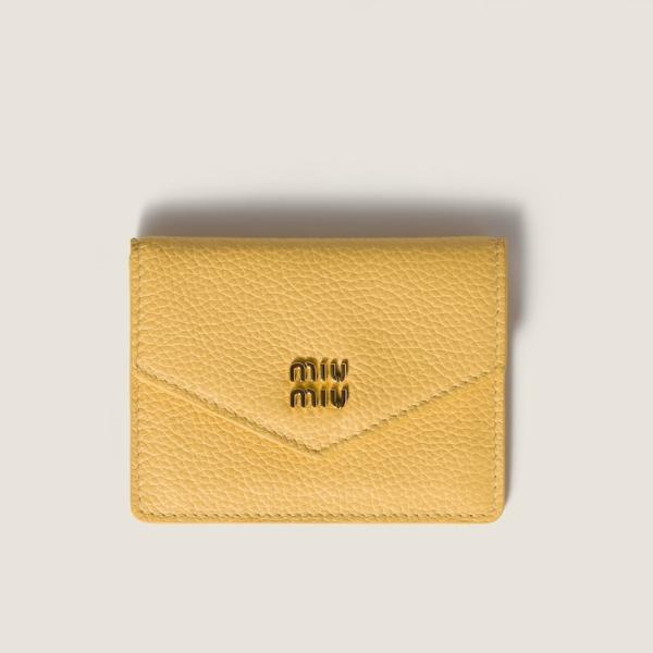 miu miu（ミュウミュウ） レザー カードケース5MF031_ADT7_F0F06