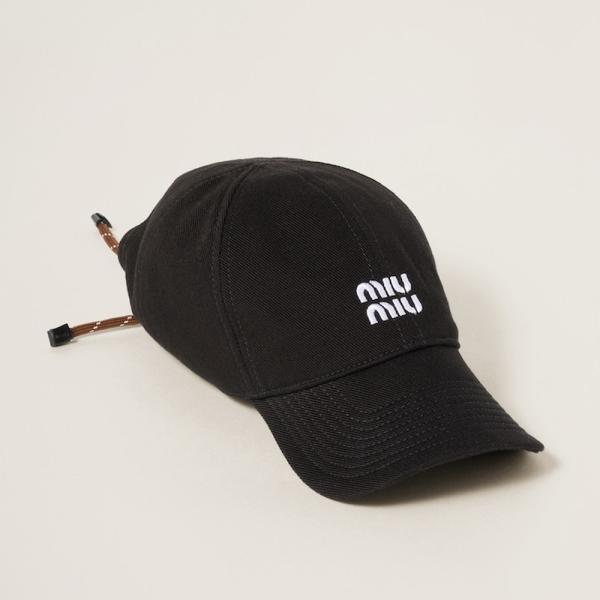 miu miu（ミュウミュウ） デニム ベースボールキャップ