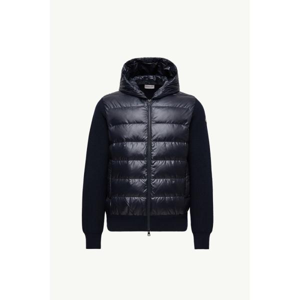 【美品】MONCLER ネイビー ジップアップジャケット L MONCLER（モンクレール） 2025/26秋冬 メンズZIP-UP PADDED WOOL