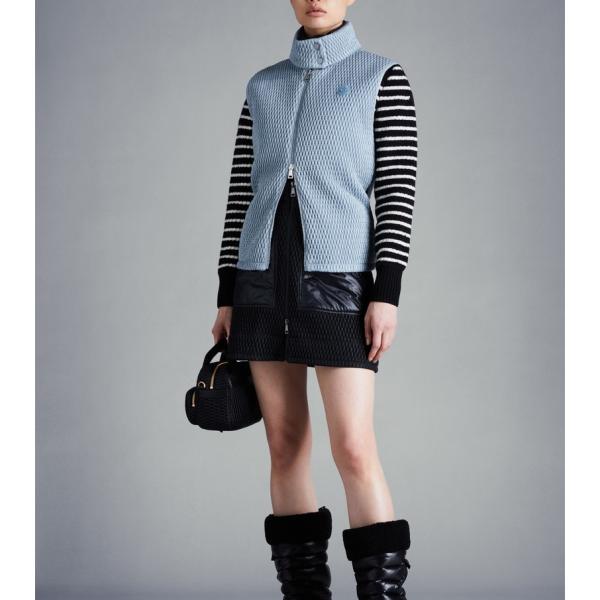 2022/23�H�~��MONCLER�y�����N���[���z���f�B�[�XGONNA IMBOTTITA�X�J�[�g�yNero �z�y���������z�y���K�i�z