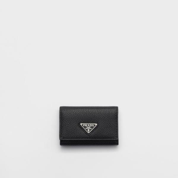 PRADA（プラダ） PRADA 2026春夏 メンズ レザー キーケース【ブラック
