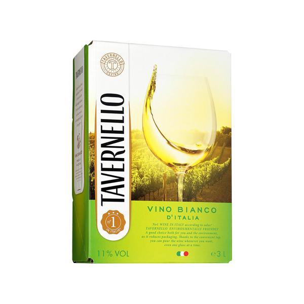 他サイト： 箱ワイン 白 ボックス タヴェルネッロ ビアンコ 3l 3リットル イタリアBOX BIB バッグイン 長S 虎の商品画像