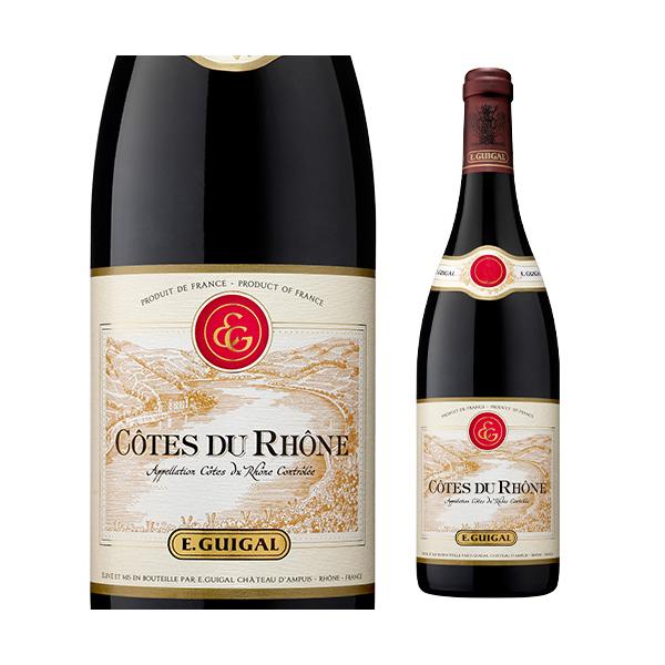 赤ワイン コート デュ ローヌ ルージュ E ギガル 750ml フランス ローヌ  辛口 シラー グルナッシュ ムールヴェドル 浜運A