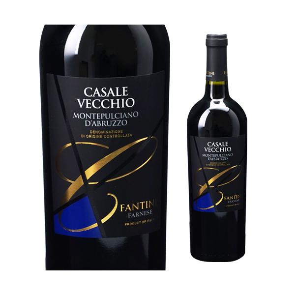 ワイン カサーレ ヴェッキオ モンテプルチアーノ ダブルッツォ 750ml ファルネーゼ イタリア 赤ワイン Casale Vecchio Montepulciano 長S 虎